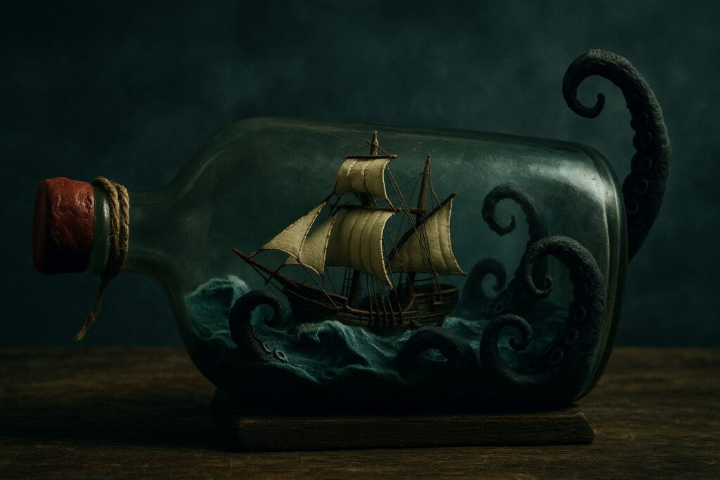 Bottles That Fit the Sea The Sinking Sea
